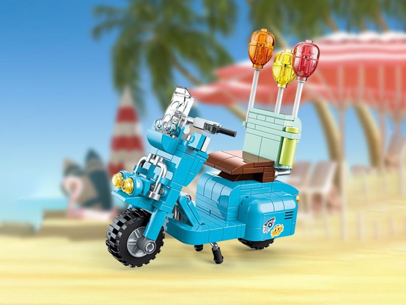 Building Blocks: Balloons, Balls, And Small Motorcycles