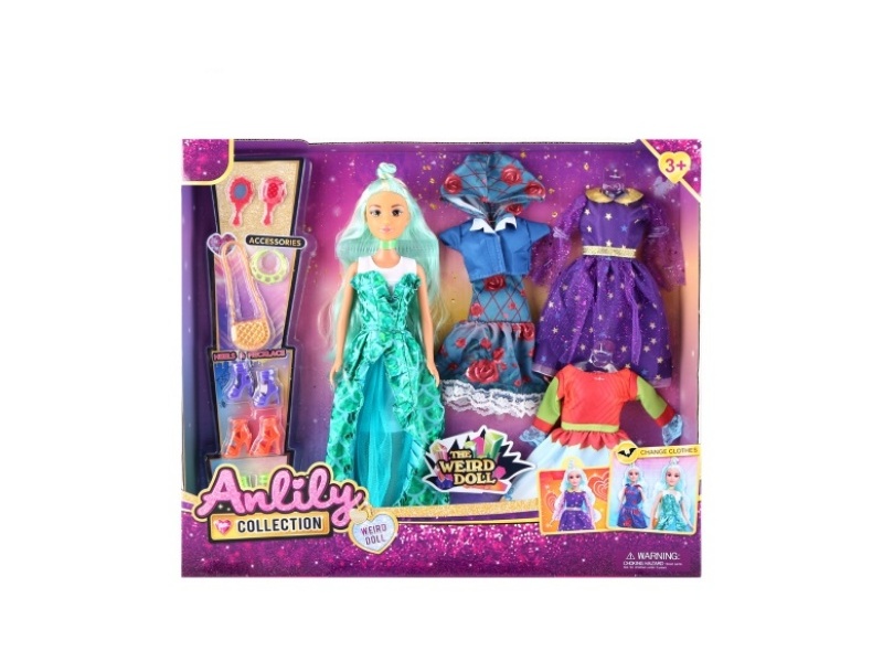 11.5-Inch Solid Doll (Brown Skin Color)