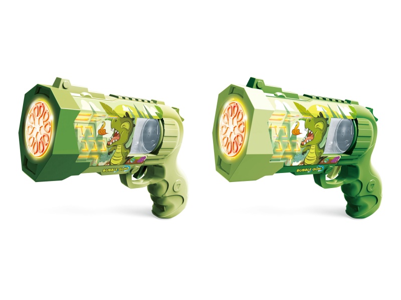 Left-Wheel Dinosaur Bubble Gun