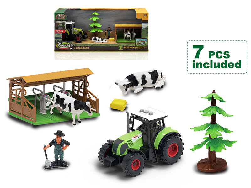 Farm Animal Scene Set 7pcs