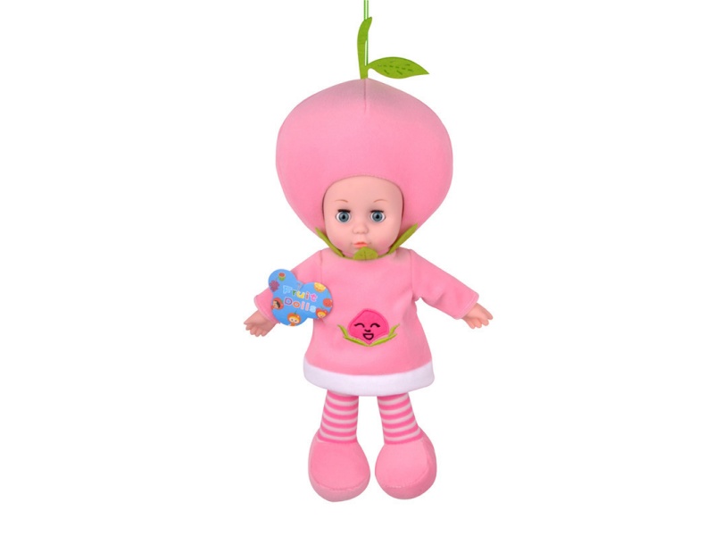 14-Inch Peach Music Doll (Opp Bag)