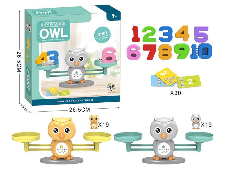 Owl Balance Number Educational Toys