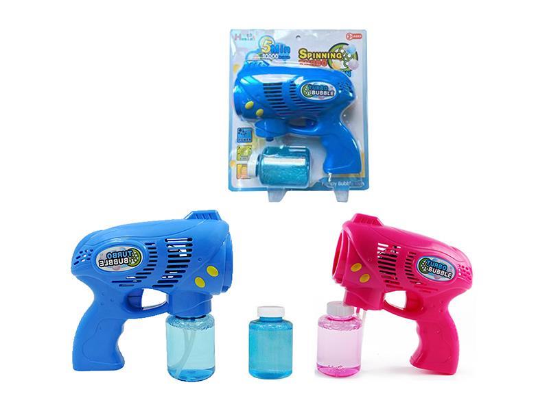 Five Hole Bubble Gun With 150ml  Bubble Water