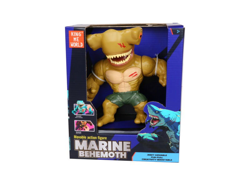 Hard Plastic Small Hammerhead Shark Action Figure