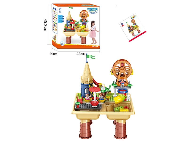 Building Blocks Table 69pcs