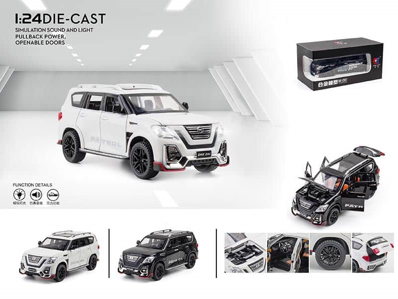 1:24 Nissan Patrol Alloy Car Model