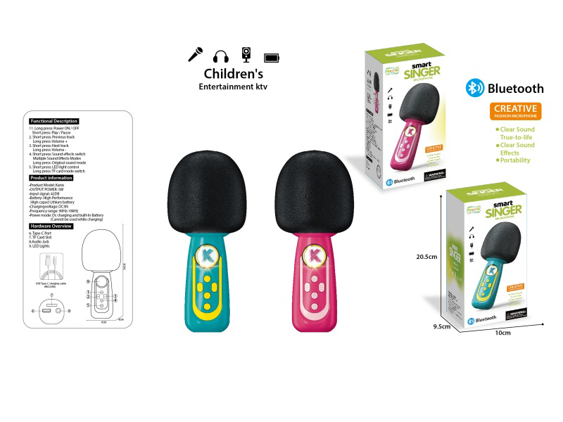 Bluetooth Lighting And Music Microphone