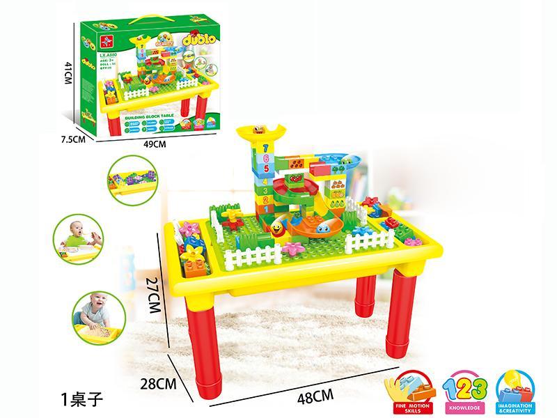 Children Learning Building Blocks Table 99pcs
