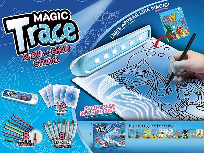 Magic Light Trace Drawing Board