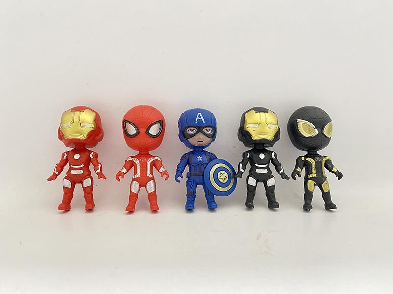 Big Head Cartoon Spider-Man/ Captain America/ Iron Man