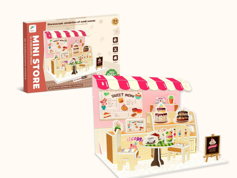 30 Pieces Of Three-Dimensional Puzzle For The Cake Shop