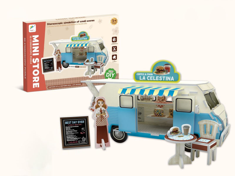 36 Pieces Of Three-Dimensional Puzzles For Food Trucks