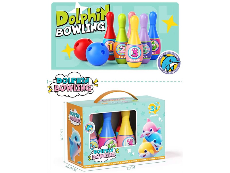 Dolphin Bowling Toy