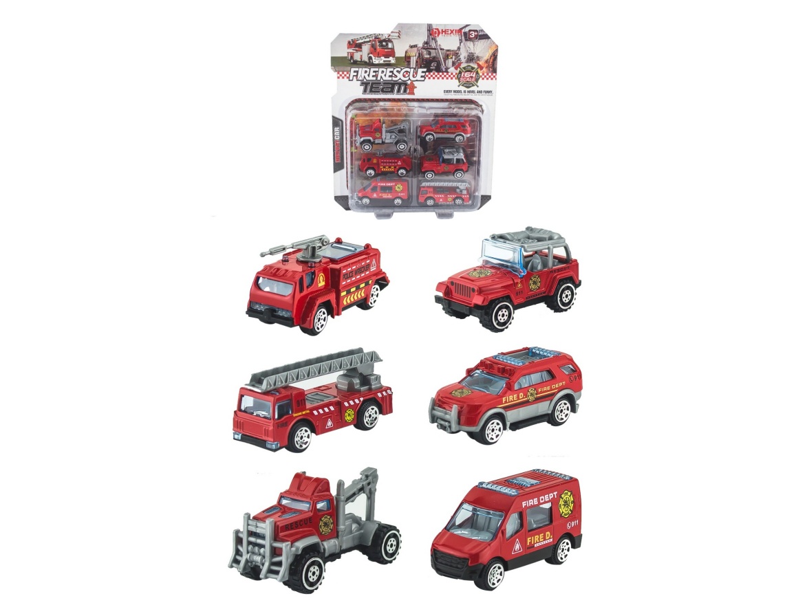 Alloy Sliding Fire Truck