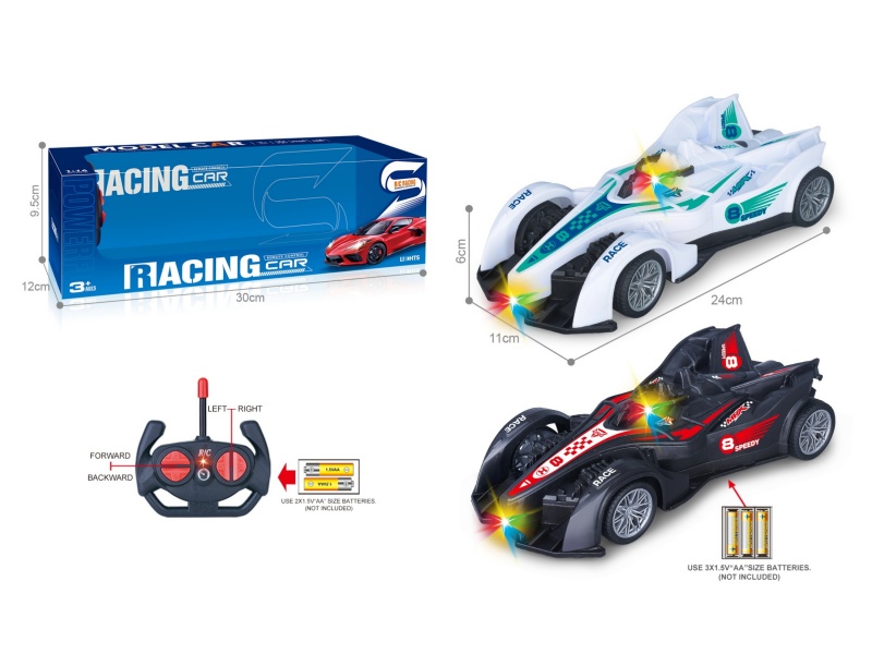 27Mhz 1:16 Four-Way F1 Equation Remote Control Racing Car With Headlights (Without Power Included)