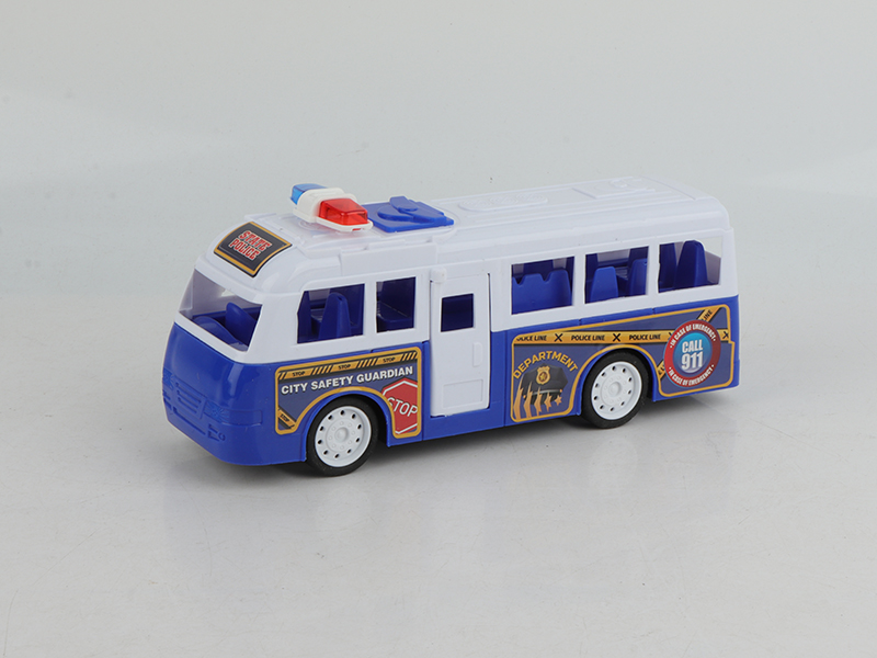 Friction Bus Police Car