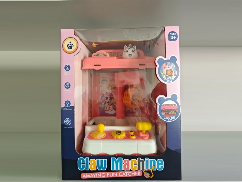 Unicorn Sound And Light Claw Machine