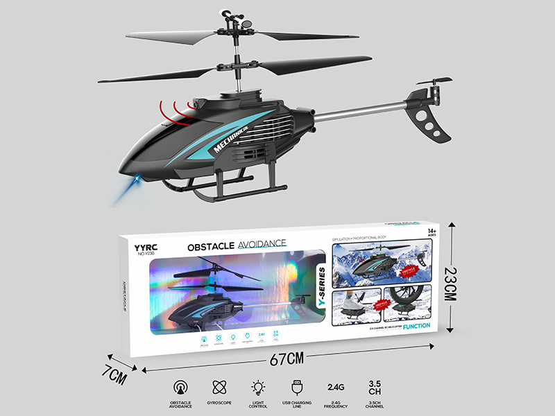 Obstacle Avoidance Version 2.4G 3.5-Channel Remote Control Helicopter