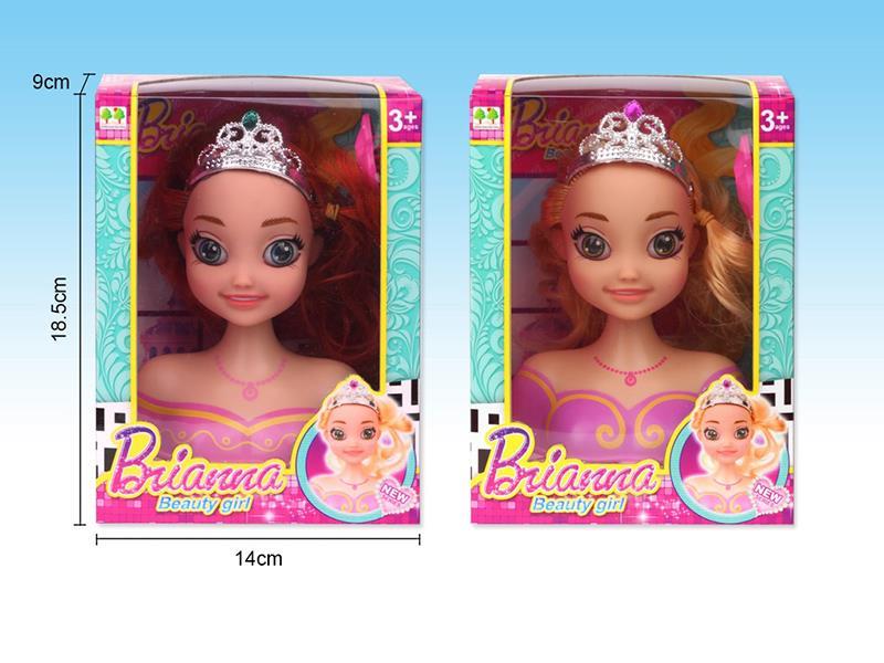 Half-Length Barbie Head