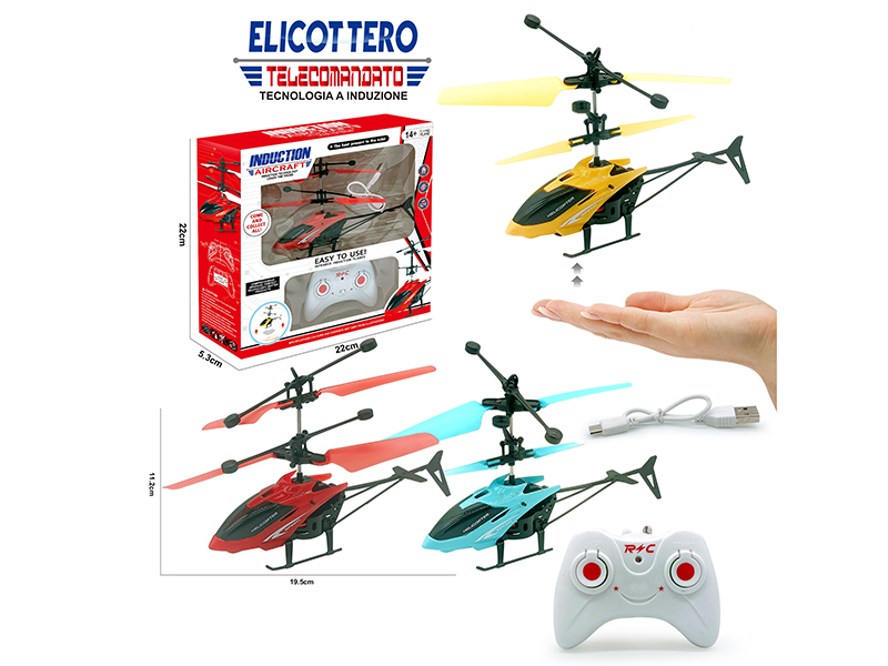 Remote Control Induction Dual Mode Helicopter