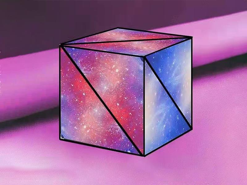 6.2cm Starry Sky Magic Cube