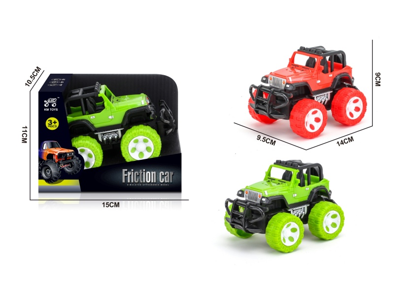 Inertial Jeep Simulation Off-Road Vehicle 1:43
