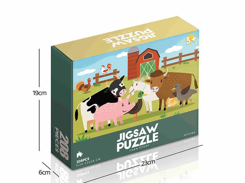 208pcs Jigsaw Puzzle - Farm Story