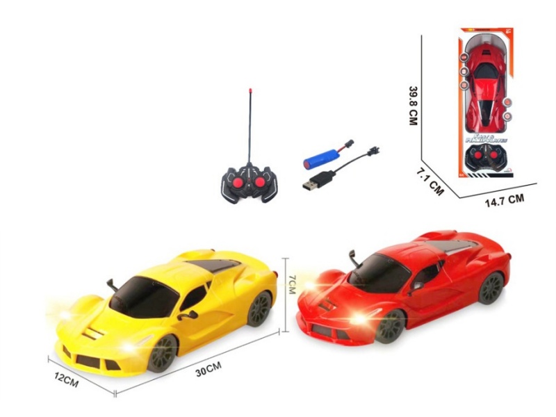 4-Channel  Remote Control Car Ferrari Includes Electricity