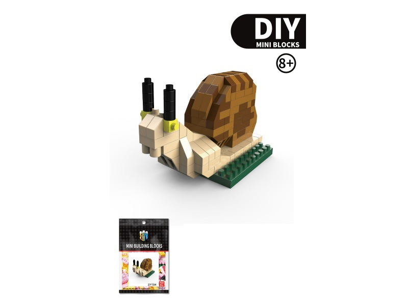 Snail Building Blocks Insect Series 178 PCS