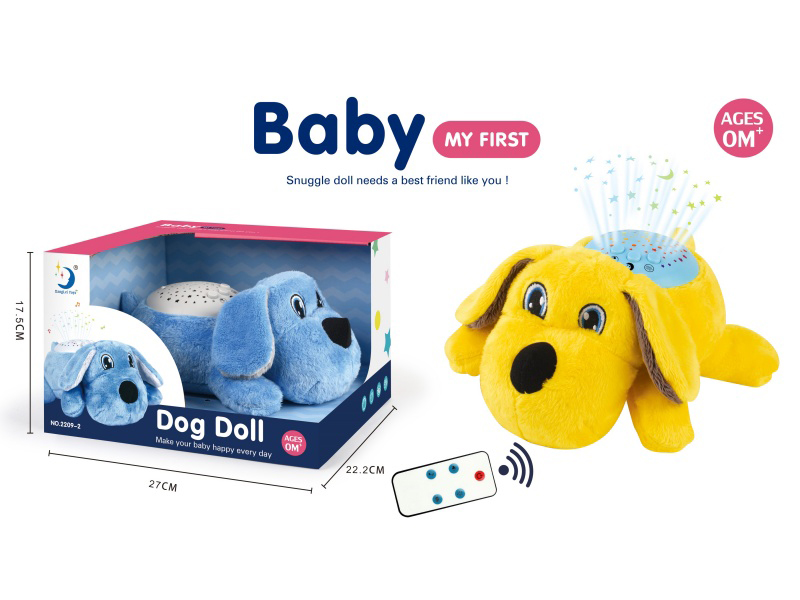 R/C Plush Dog With Light And Music