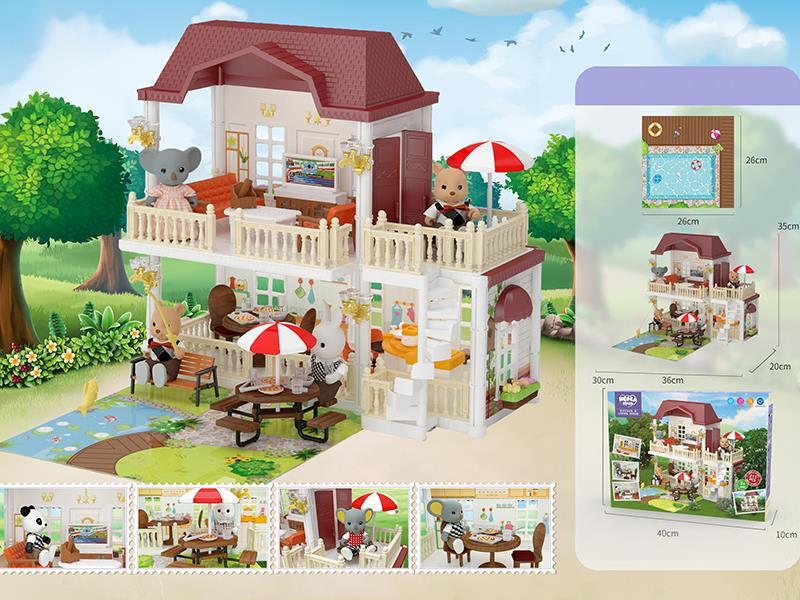 DIY Kitchen & Living Room Villa Set 217pcs