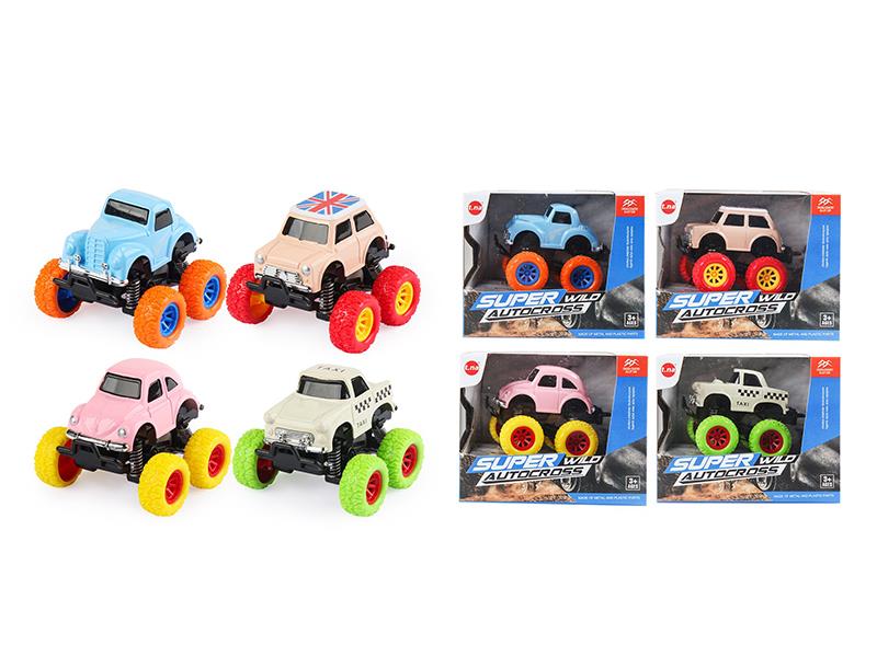 Pull Back Alloy Q Version Off-Road Vehicle