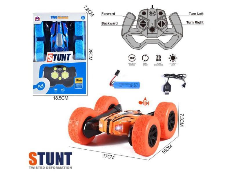 2.4G Six-Way Stunt Car With Music