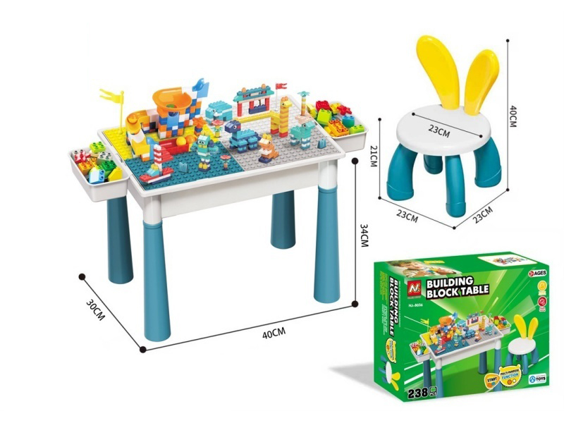 18C Table 40*30 Table + 1 Chair C Model Rabbit Chair + 2 Storage (Small Size) + 108 Slides (C Material) + 130 Diy (C Material)
