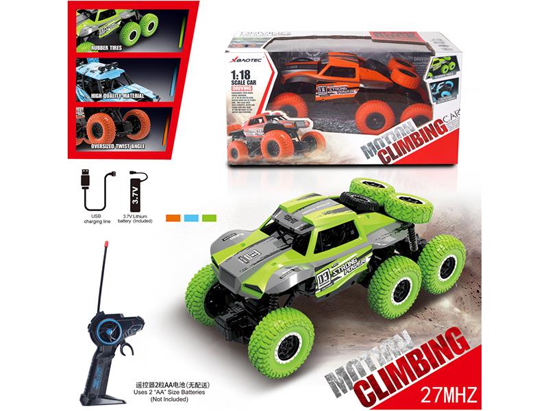 1:18 Remote Control Six Wheeled Climbing Car