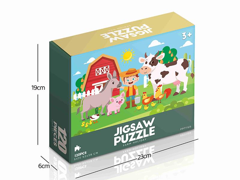 120pcs Jigsaw Puzzle - Farm Holiday