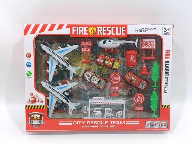Fire-Fighting Airport Iron Sheet Vehicle Set