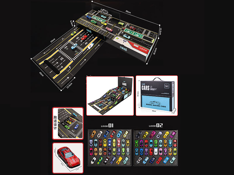 60pcs Alloy Sports Cars Set