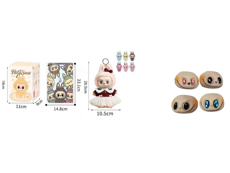 Rabbu Rubber Face Plush Doll