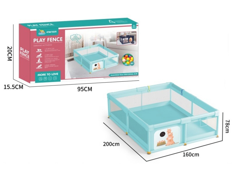 Cartoon Pig Square Fence Toy
