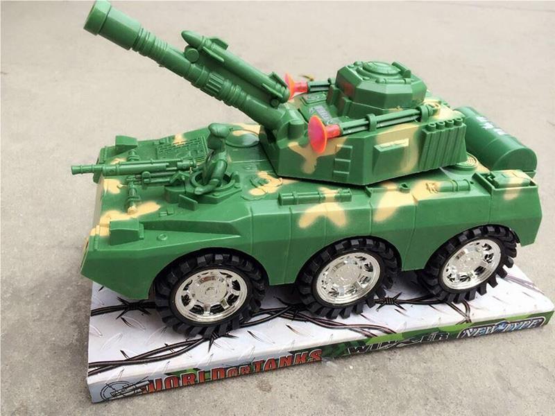 Friction Armored Car With 2 Soft Bullet