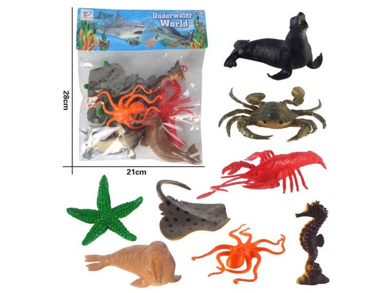 Pvc Simulates Ocean 8Pcs