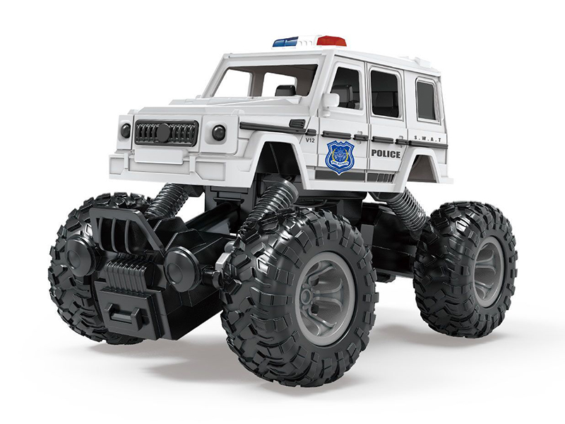 Double Pull Back Off-Road Police Car