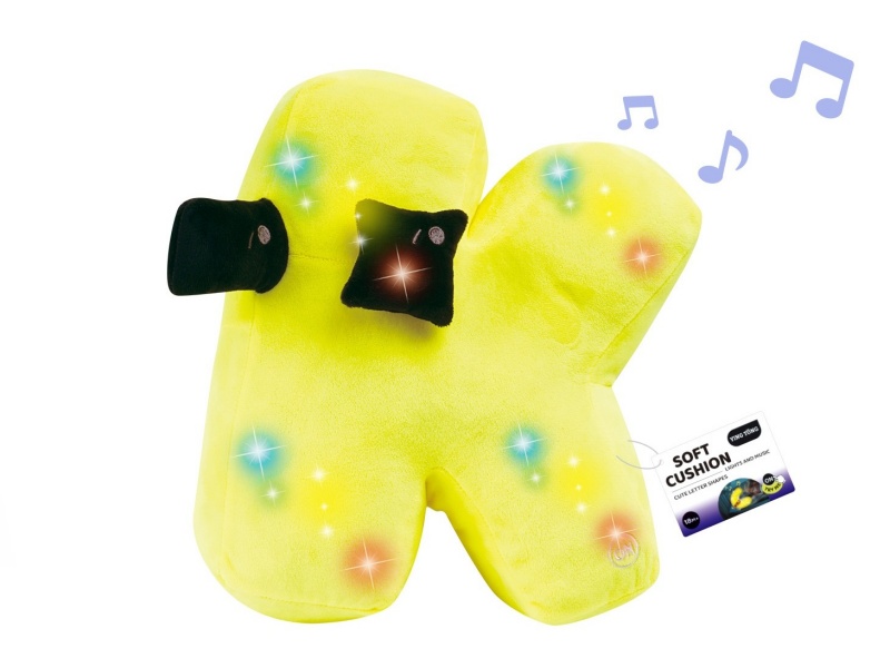 Alphabetic Plush Soothing Pillow - K