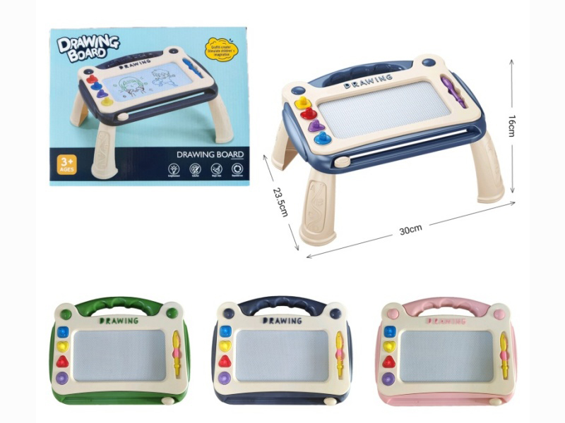 Magnetic Drawing Board - Table Model With Four-Color Core