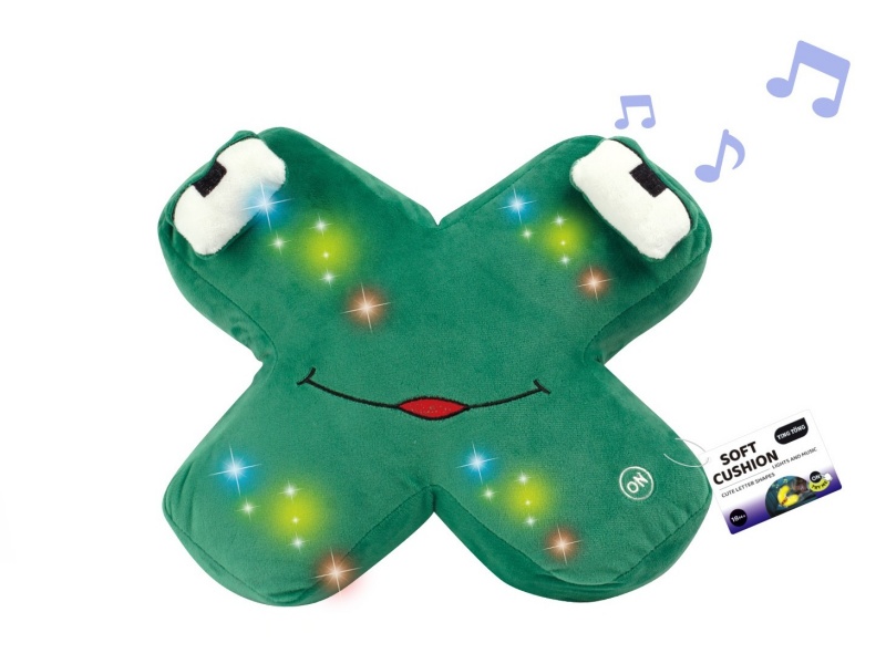 Alphabetic Plush Soothing Pillow - X