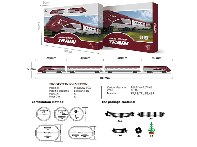 Electric Rail Train Toys
