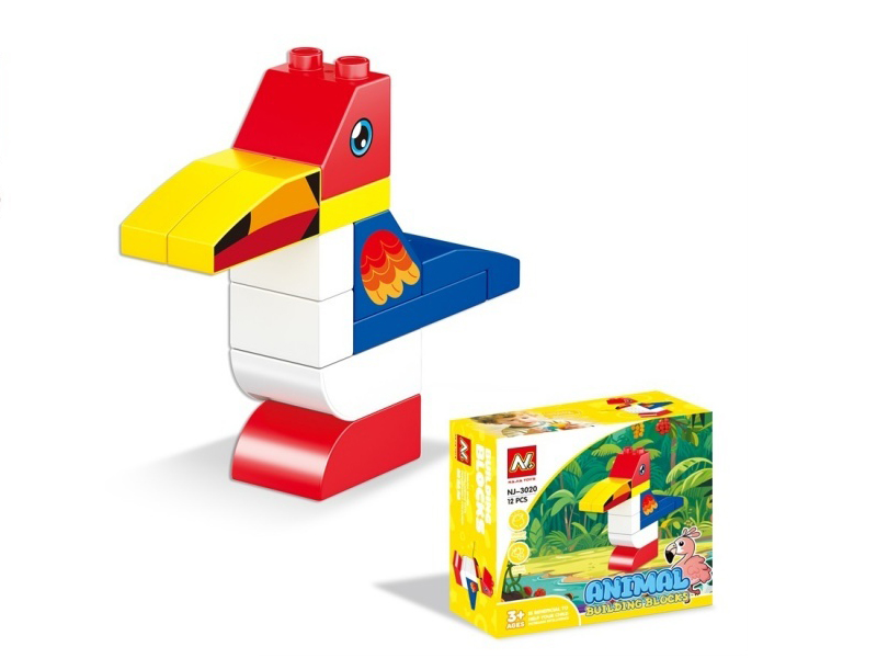 Building Blocks： Blue Bird 12 Pieces