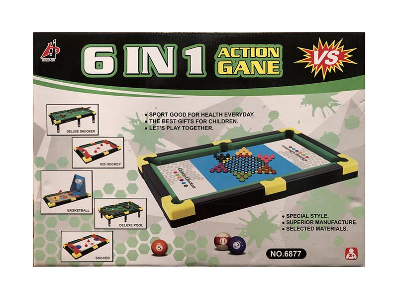 6 In 1 Billiards Table Toy