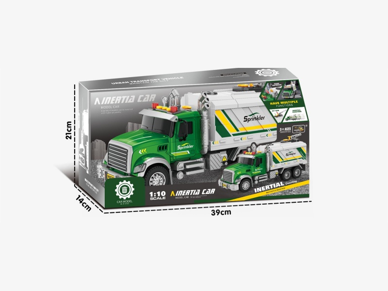 Inertial A Car Sound And Light Sanitation Car With Spray